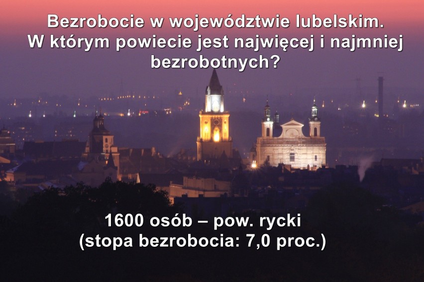 Bezrobocie w województwie lubelskim. W którym powiecie jest najwięcej i najmniej bezrobotnych? 