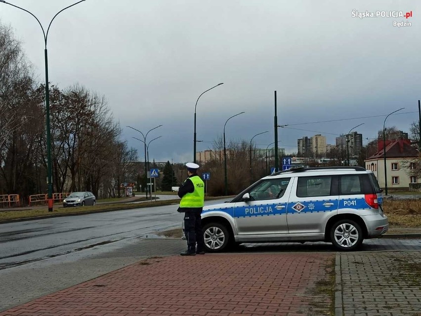 Będzińscy policjanci pilnowali pieszych i kierowców. Nie...