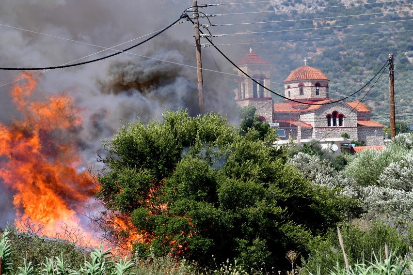 Od kilku dni Grecję trawią pożary