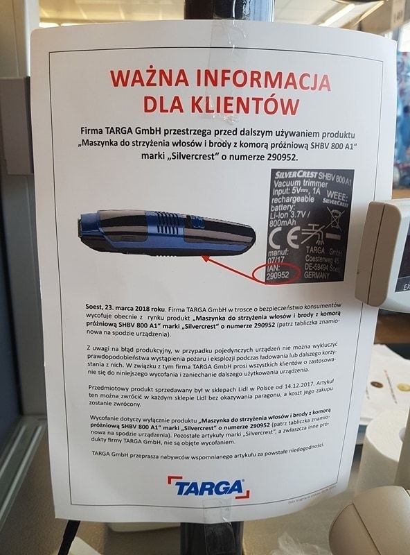 Lidl nadal prowadzi akcję informującą i apeluje do klientów...