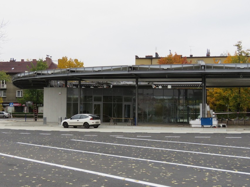Budowa dworca w Piekarach Śląskich