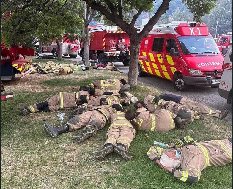 Ministerstwo Spraw Wewnętrznych Chile podaje, że pożary...