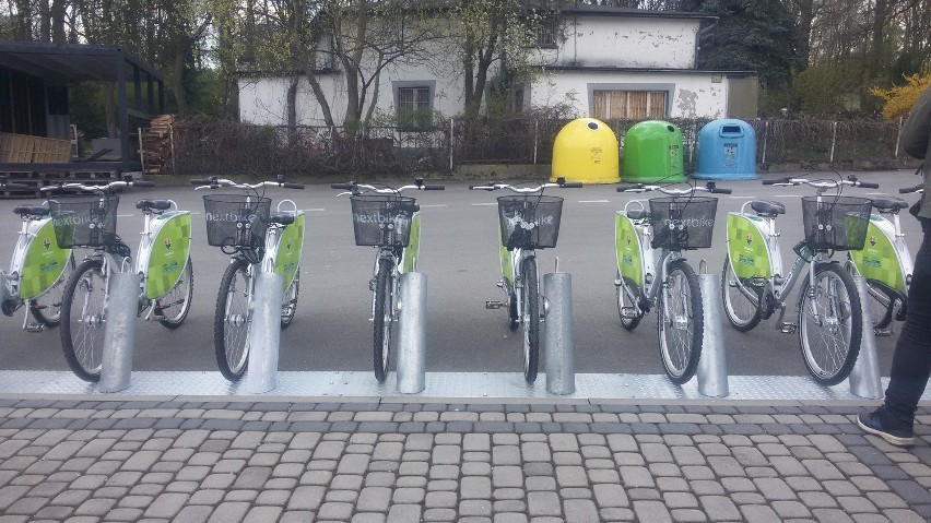 Miejskie rowery Nextbike w Katowicach