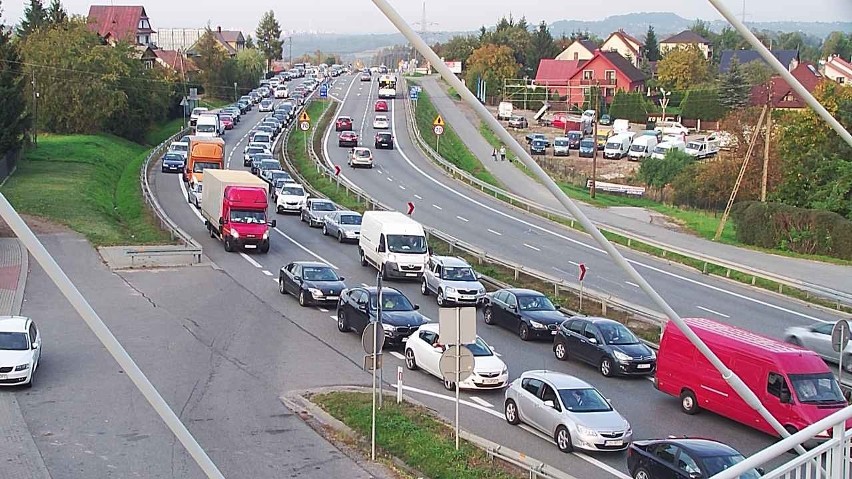 Gigantyczne korki na zakopiance