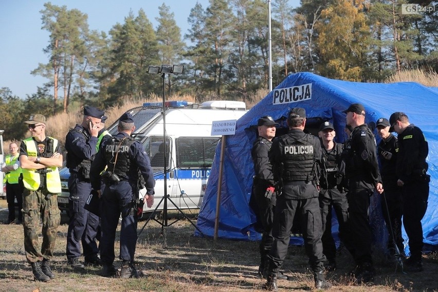 Policjanci z Niemiec i Polski ścigają porywacza. Specjalne ćwiczenia [ZDJĘCIA, WIDEO]