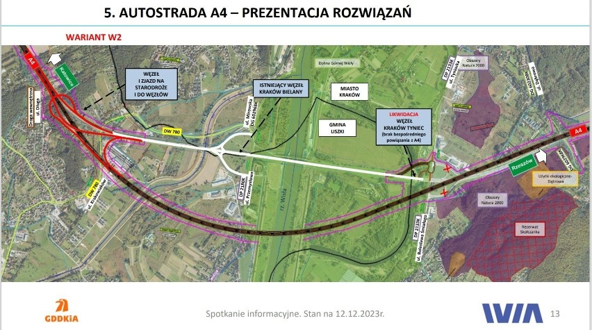 Rozbudowa autostrady A4 w rejonie Krakowa. List Czytelnika: "Olbrzymia rozbieżność"