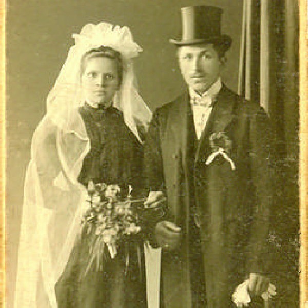 Zdjęcie ślubne Franciszki i Jana Adamskich