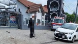 Wypadek pod Energy2000 w Przytkowicach. Ambulans wjechał w ogrodzenie