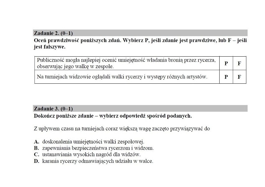 Sprawdzian szóstoklasisty 2015 z CKE. Próbny test szóstoklasistów 17.12.2014 [ARKUSZE]