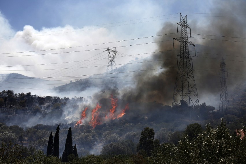 Pożary w Grecji. Trwa ewakuacja kurortów i miast