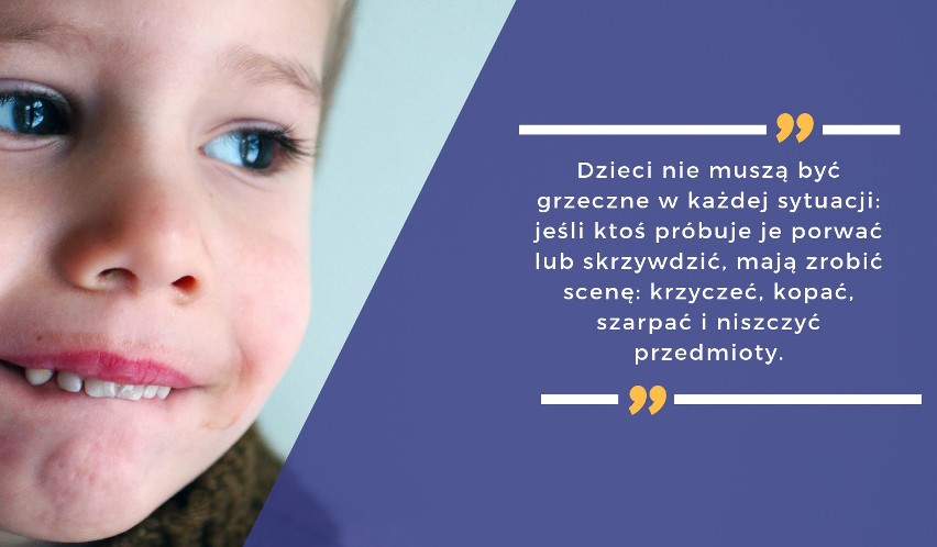 Dzieci nie muszą być grzeczne w każdej sytuacji - jeśli ktoś...