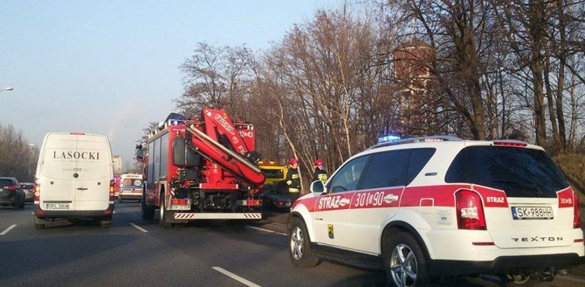 Wypadek na Murckowskiej w Katowicach. Kierowca samochodu...