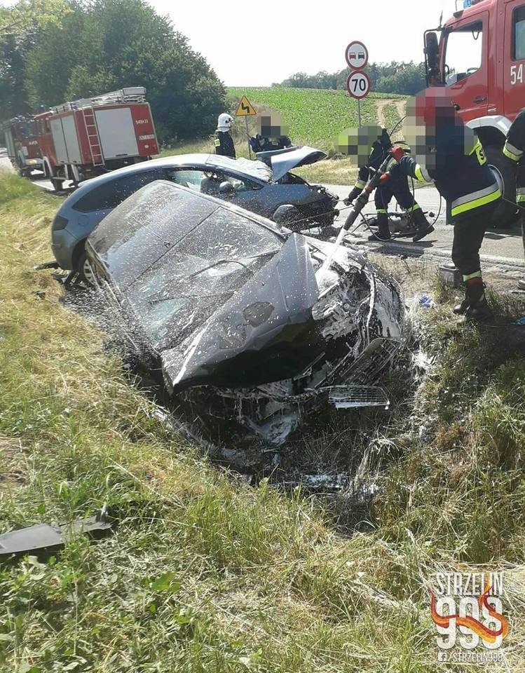 Śmiertelny wypadek na drodze ze Strzelina do Ziębic....