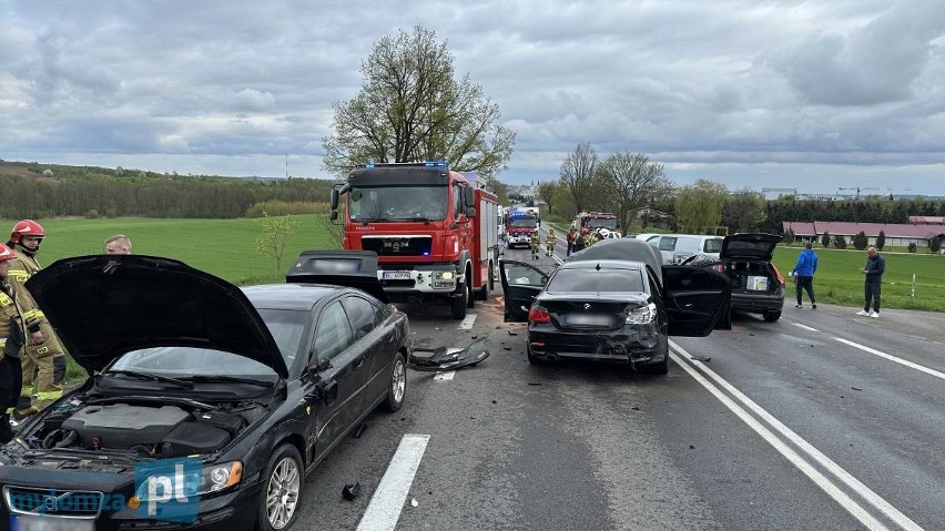 Wypadek na trasie Piątnica - Marianowo