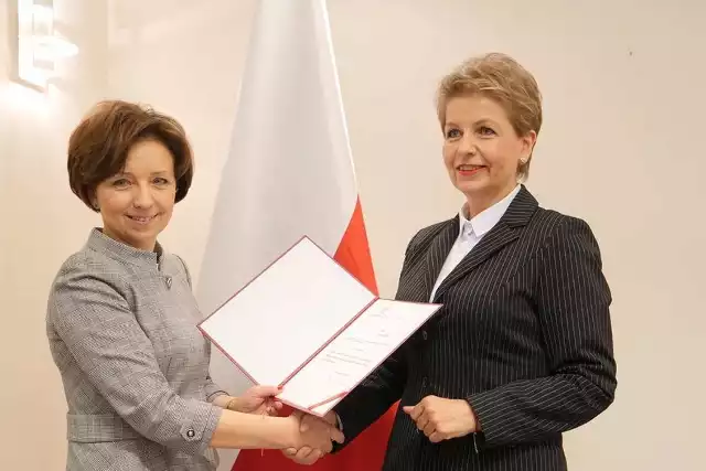 Alina Nowak (z prawej) została podsekretarzem stanu w Ministerstwie Rodziny, Pracy i Polityki Społecznej