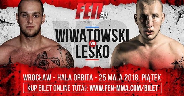 Kewin Wiwatowski (Grappler Grudziądz) już ma nowego rywala a jest nim Bartosz Leśko z Gdyni. Stoczą walkę na gali Fight Exclusive Night