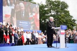 Prezes PiS Jarosław Kaczyński w Bogatyni: Wzywam wszystkich do powiedzenia "nie zgadzamy się na relokację migrantów"