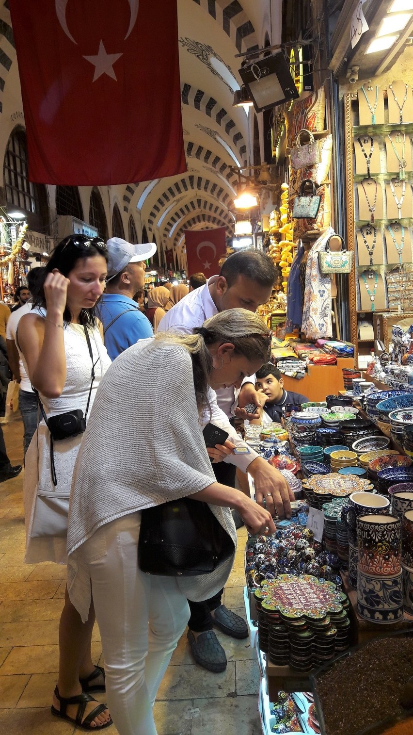 Istambuł - Bazar Egipski, Anna i Joanna