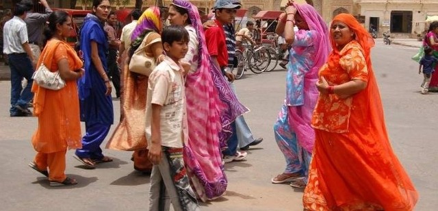 Ruchliwe centrum Dżajpuru