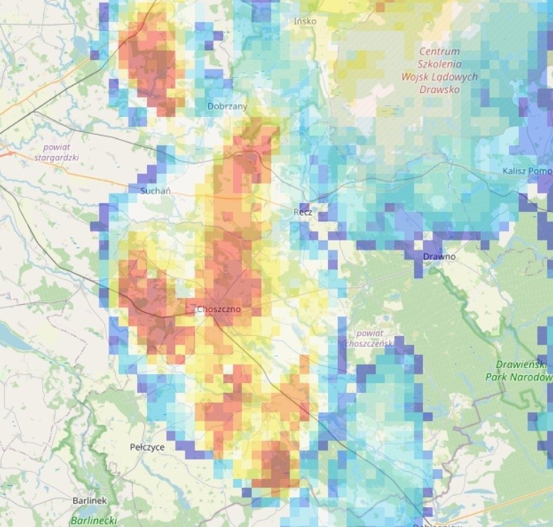 Nawałnica przeszła nad powiatem choszczeńskim