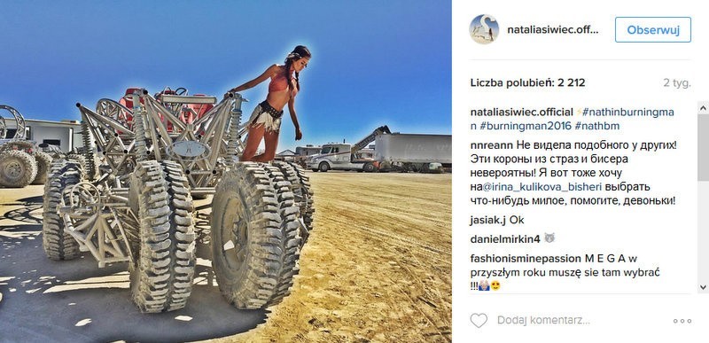 Natalia Siwiec wspomina wyjazd na pustynny festiwal Burning...