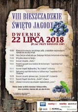 Bieszczadzkie Święto Jagody w Dwerniku. Impreza zakończy się zabawą taneczną z zespołem „Lexer”