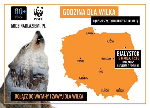 WWF zaprasza do udziału w wydarzeniu wszystkich,  także właścicieli szczekających pupili, aby przyszli na Rynek i włączyli się w akcję.