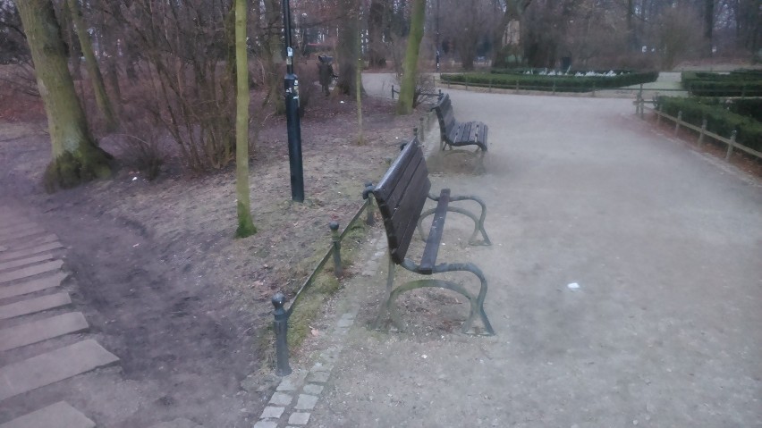 Wrocław: Park Południowy zdewastowany przez wandali (ZDJĘCIA)