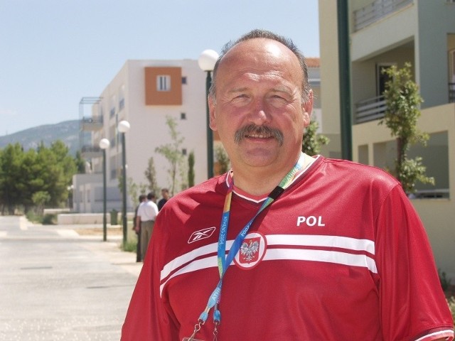 W Atenach w 2004 roku Zbigniew Pacelt był zastępcą przewodniczącego reprezentacji Polski. Na zdjęciu - w wiosce olimpijskiej. 