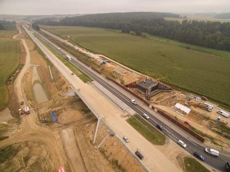 Odcinek trasy S5 od węzła Wrocław Północ za Trzebnicę