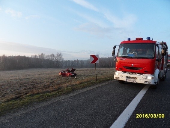Młyny: Wypadek na drodze z Kielc do Buska