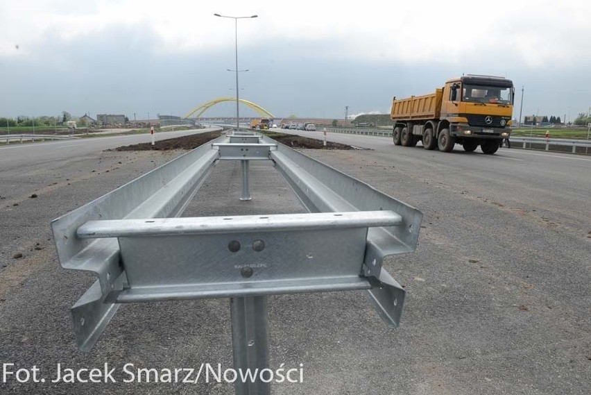 Autostrada A1 do Łodzi przed otwarciem