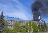 Pożar w Rosji. Płonie instalacja w ośrodku badawczym lotnictwa [WIDEO]