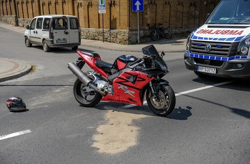 - 38-letni motocyklista nie zachował ostrożności i...