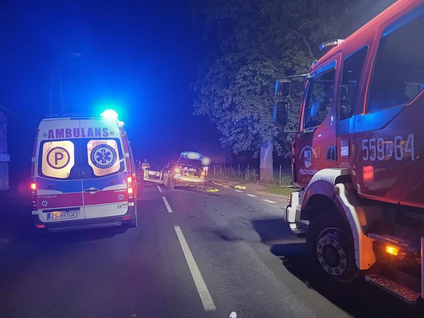 Strażacy z OSP Połczyn-Zdrój zostali wezwani do wypadku w...
