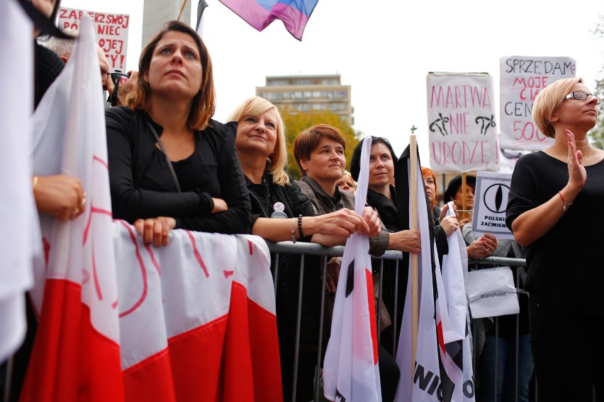 Czarny Protest w Warszawie