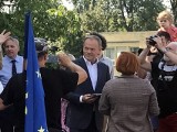Donald Tusk w województwie śląskim. Lider Platformy Obywatelskiej odwiedził m.in. Cieszyn i Bielsko-Białą