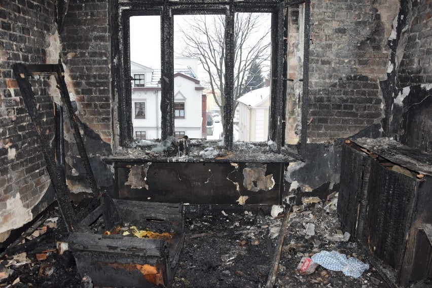 Tak wygląda spalony pokój, w którym tragicznej nocy spłonął...