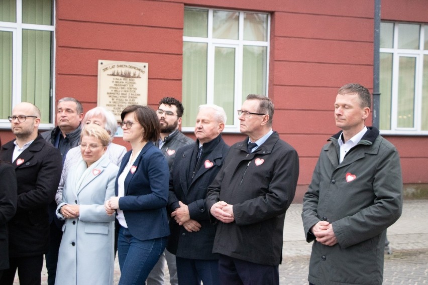 Na rynku w Żorach odbyła się prezentacja kandydatów Koalicji...