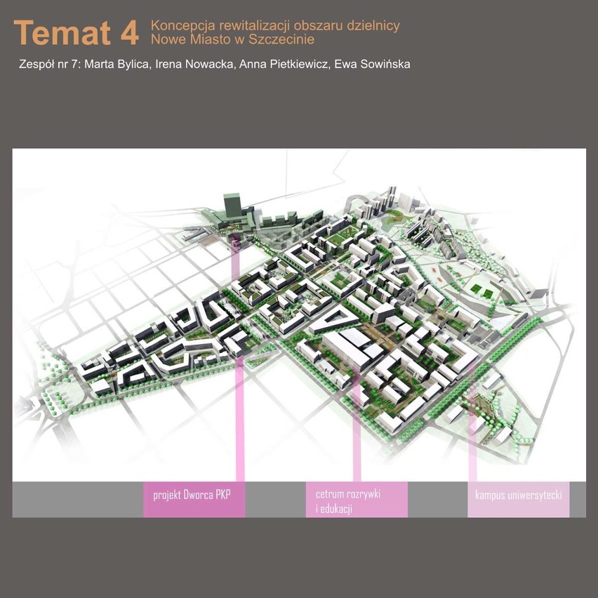 Nowe Miasto - projekty studentów