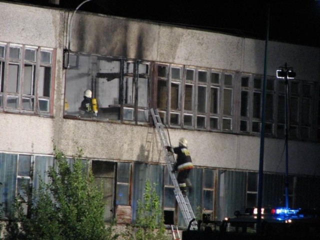 Pożar wybuchł w hotelu pracowniczym.