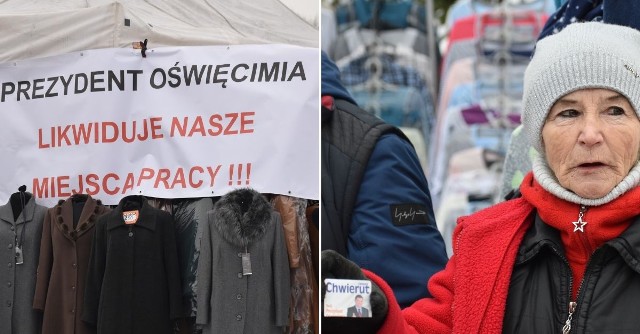 Kupcy walczą o zachowanie miejsc pracy w zachodniej części targowiska miejskiego w Oświęcimiu, przypominając prezydentowi, żę kiedy chciał wejść do magistratu, właśnie wśród kupców szukał głosów poparcia