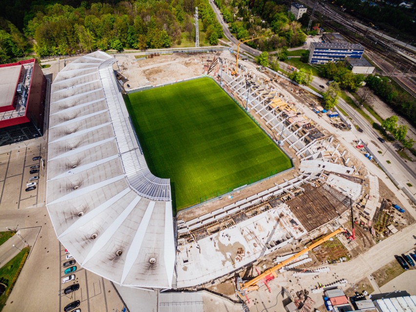 Stadion ŁKS coraz piękniejszy [GALERIA ZDJĘĆ]