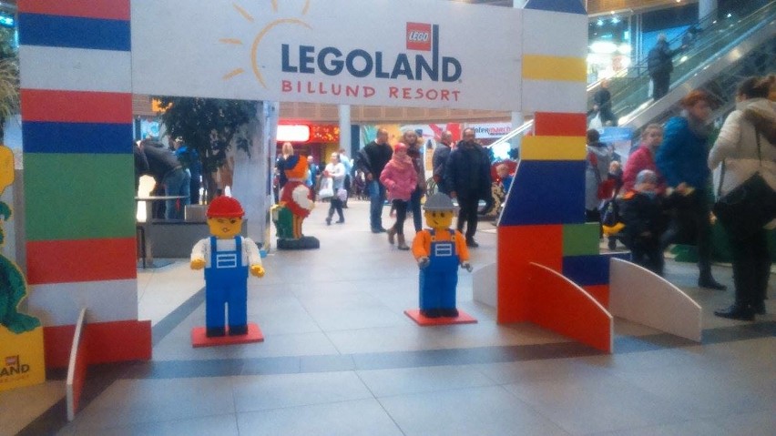 Klocki LEGO w Centrum Handlowym Jantar w Słupsku