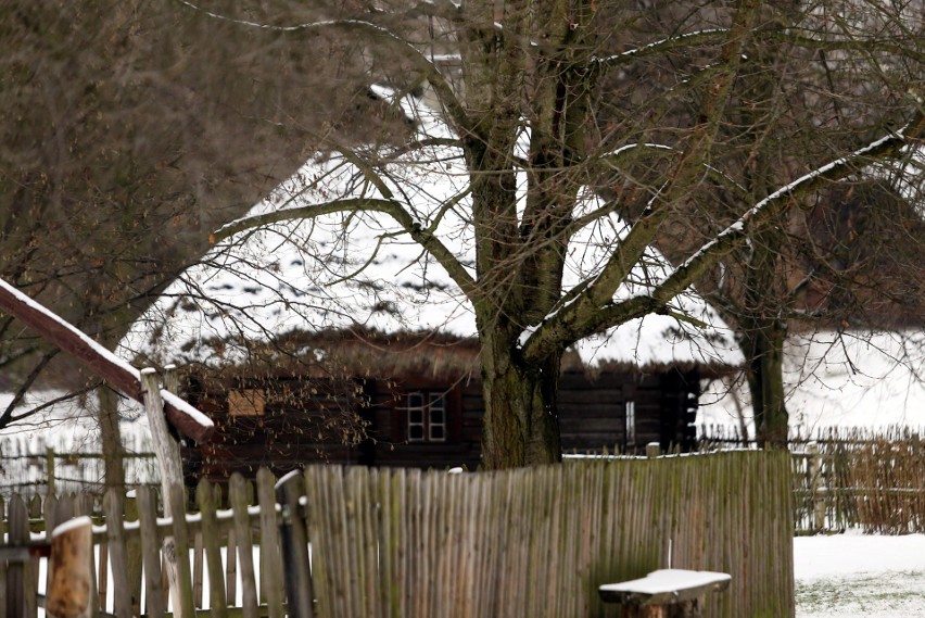 Chorzowski skansen w zimowej odsłonie. Ale tu pięknie!...