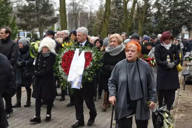 Na cmentarzu przy ulicy Lutyckiej pożegnano Piotra Niewiarowskiego