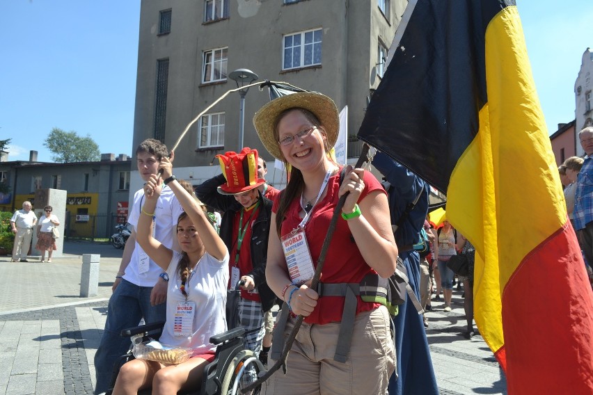 Setki pielgrzymów na ulicach Rybnika