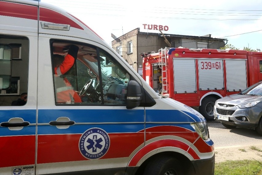 Pożar budynku w miejscowości Borowa pod Wrocławiem