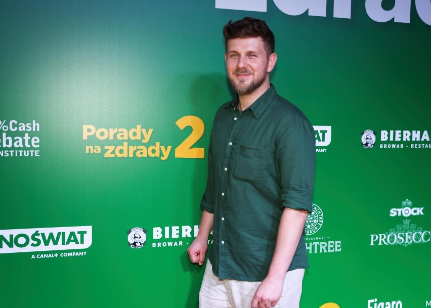 Antek Królikowski na premierze "Porady na zdrady 2"