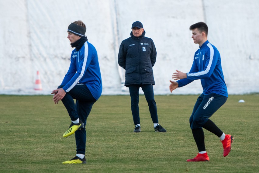 Środowy trening piłkarzy Lecha Poznań